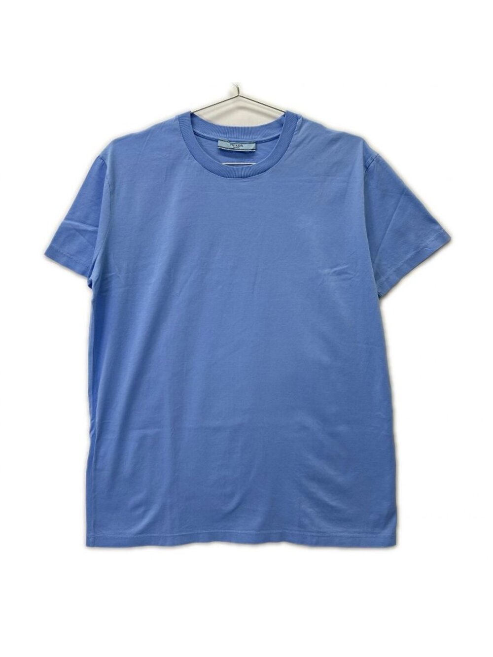 Prada Vintage Light Blue Cotton T-Shirt